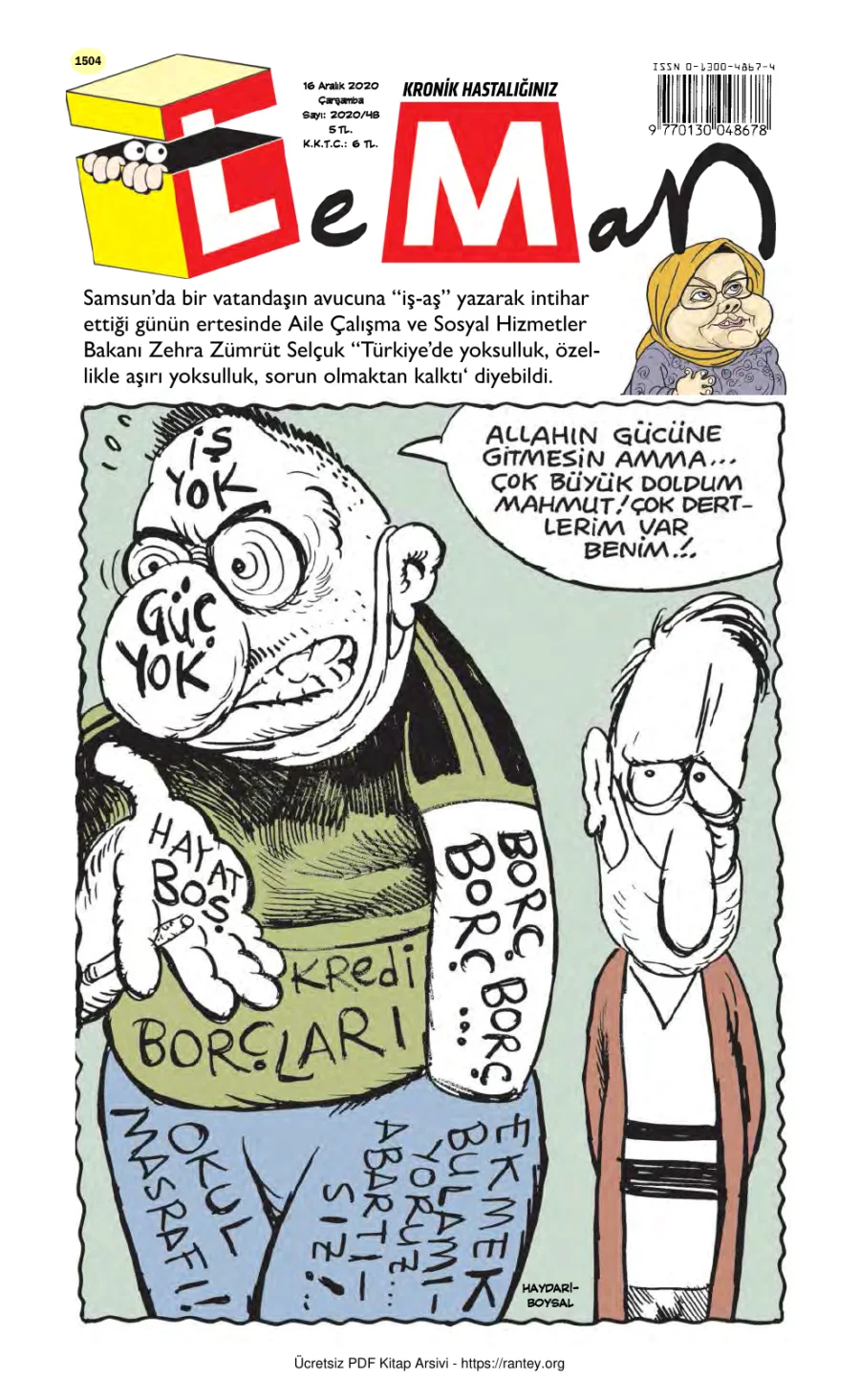 LeMan 2020 Sayı 1504 kapak görseli
