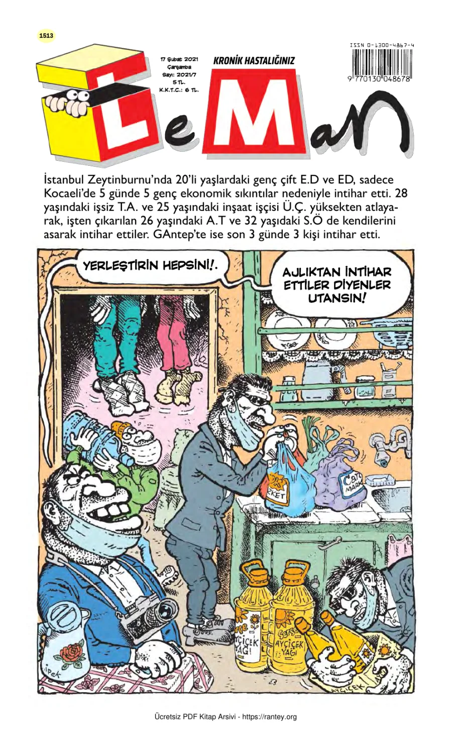 LeMan 2021 Sayı 1513 kapak görseli
