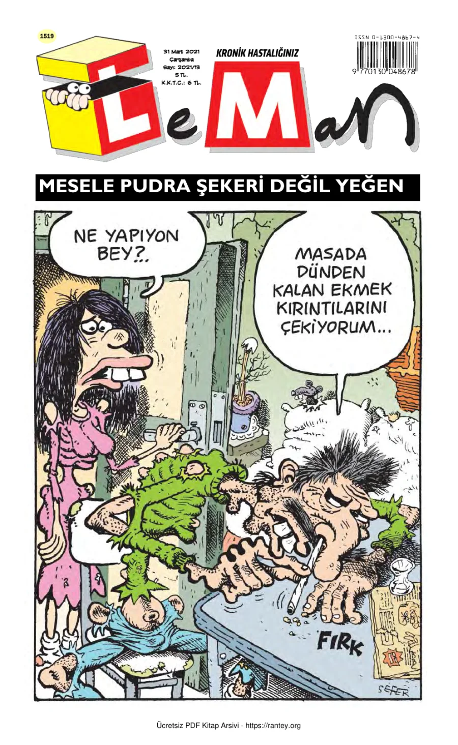 LeMan 2021 Sayı 1519 kapak görseli