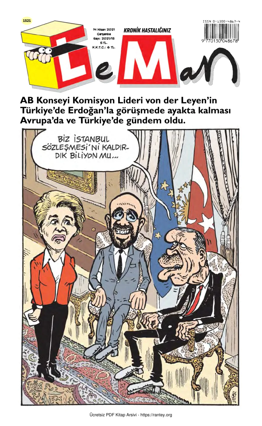 LeMan 2021 Sayı 1521 kapak görseli