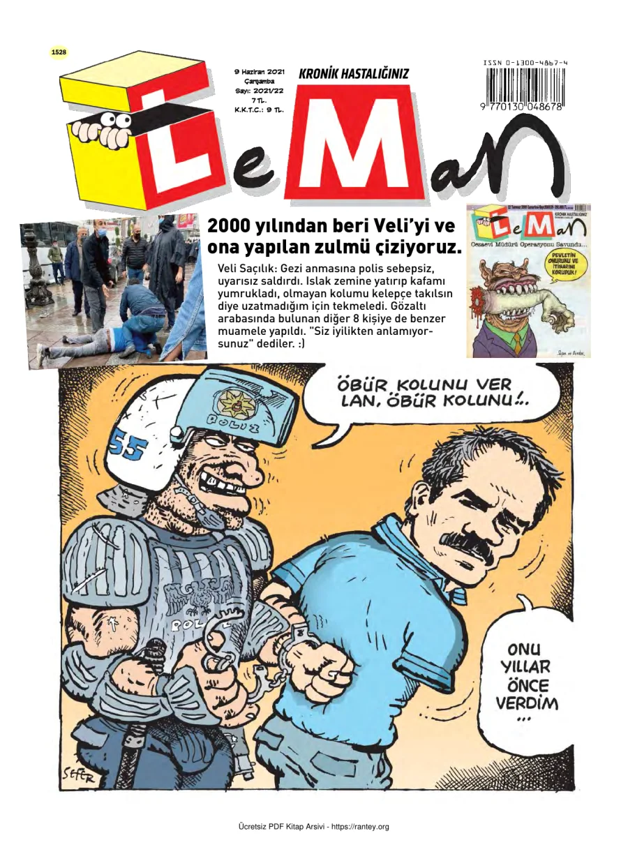 LeMan 2021 Sayı 1528 kapak görseli