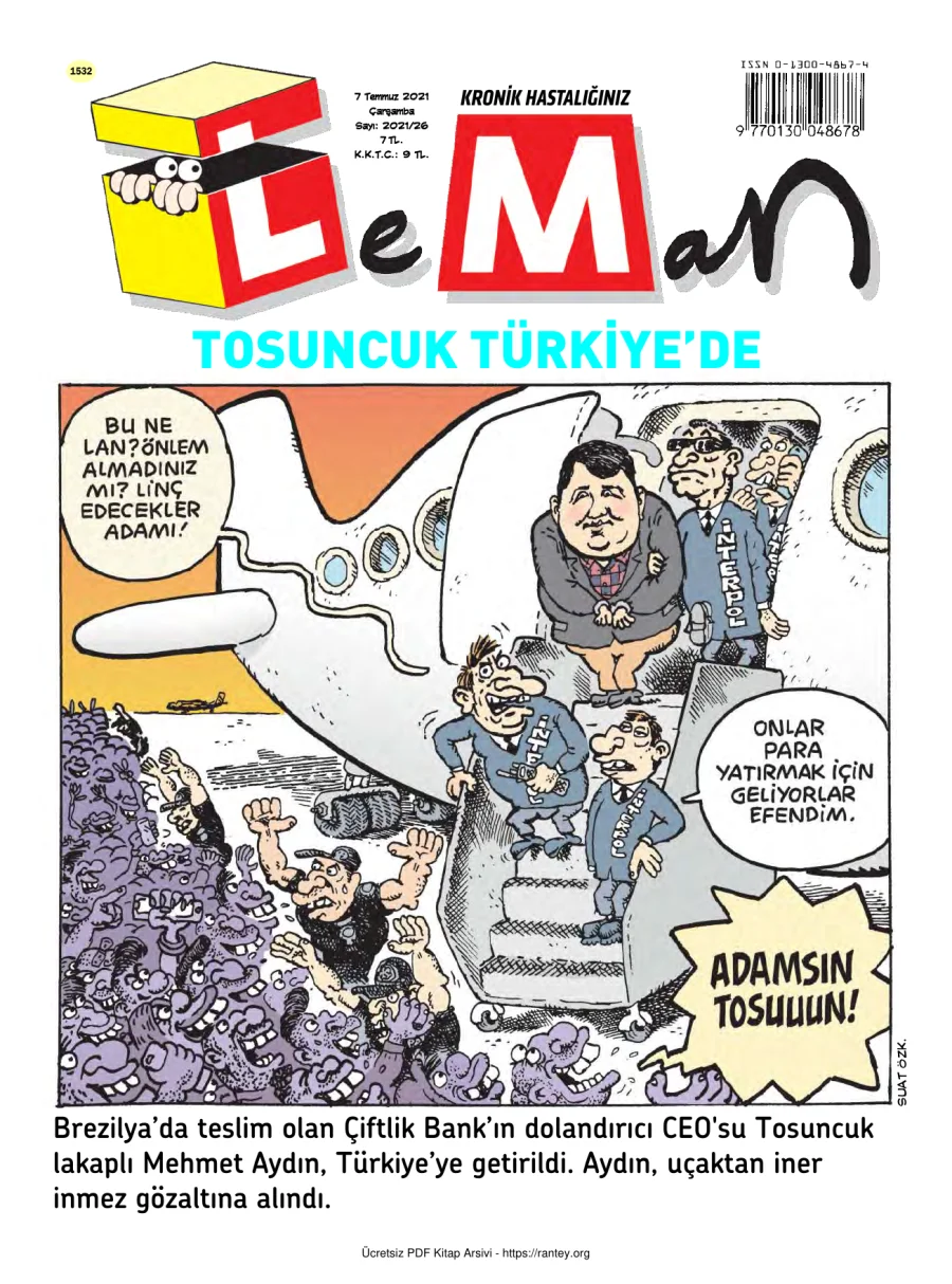 LeMan 2021 Sayı 1532 kapak görseli