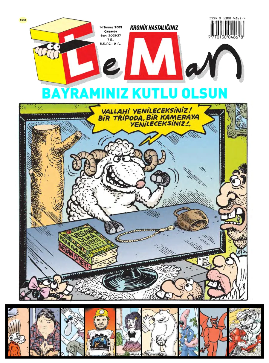 LeMan 2021 Sayı 1533 kapak görseli
