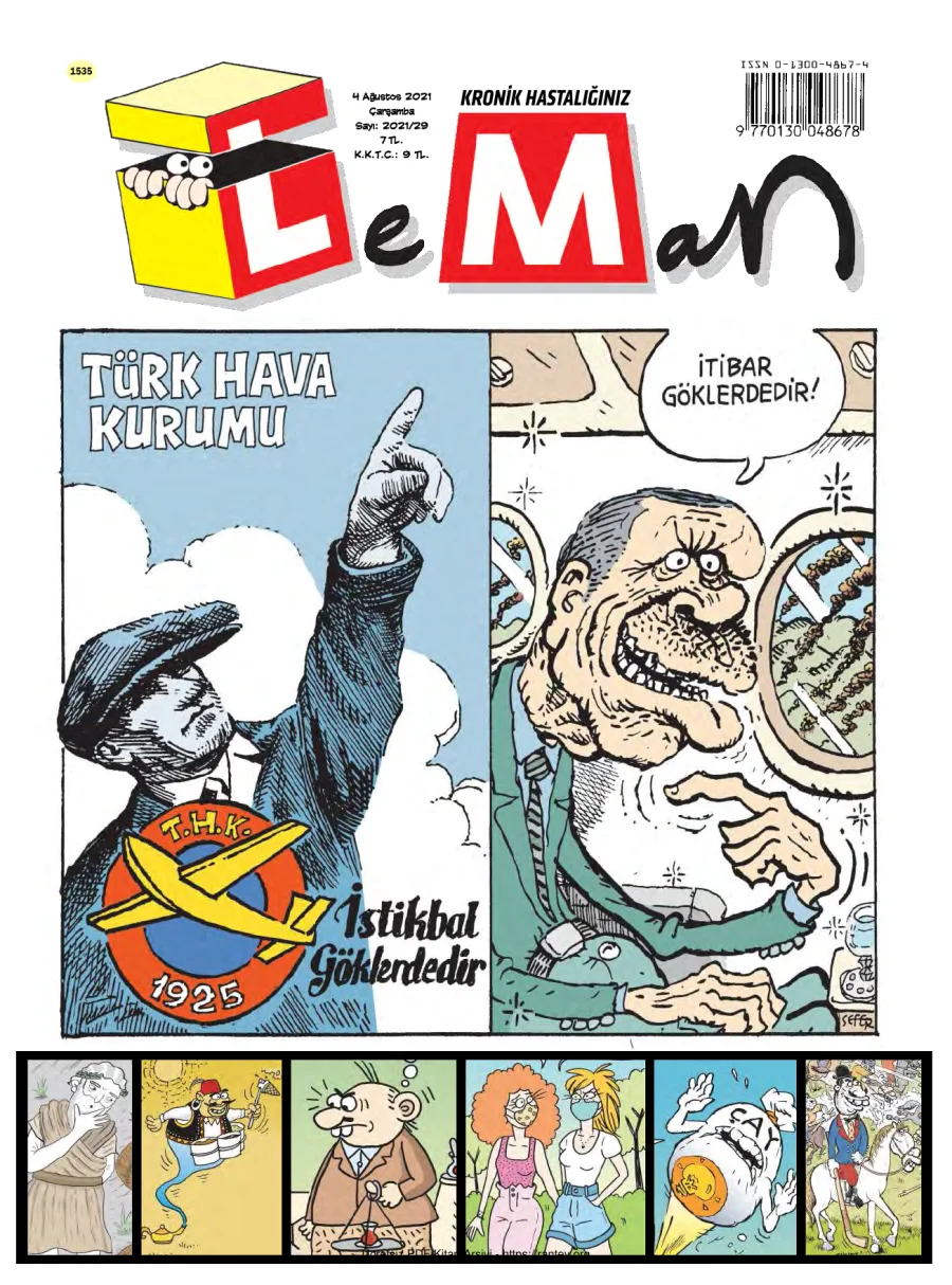 LeMan 2021 Sayı 1535 kapak görseli