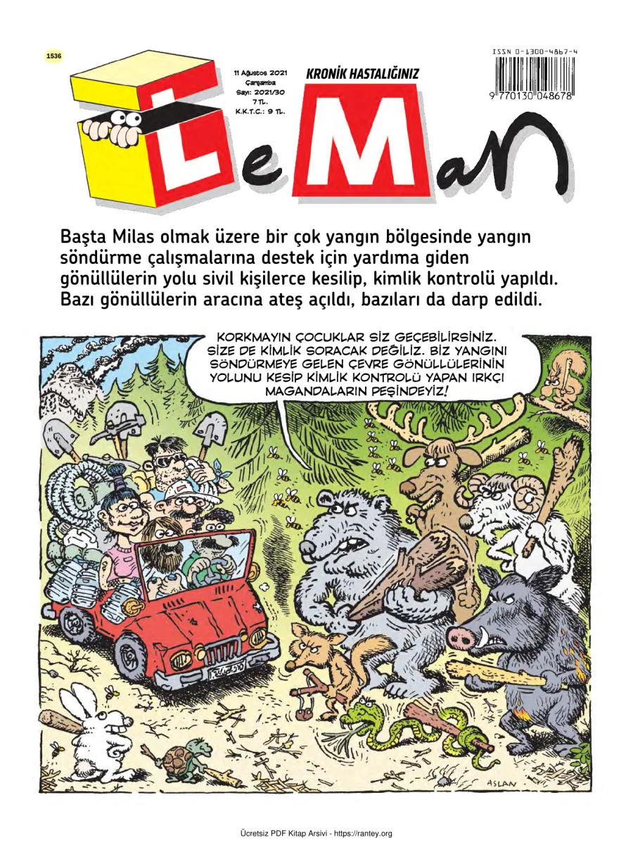 LeMan 2021 Sayı 1536 kapak görseli