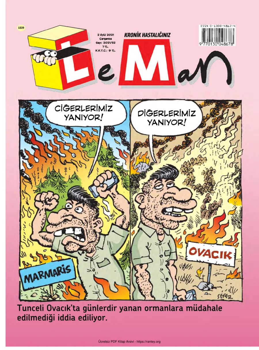 LeMan 2021 Sayı 1539 kapak görseli