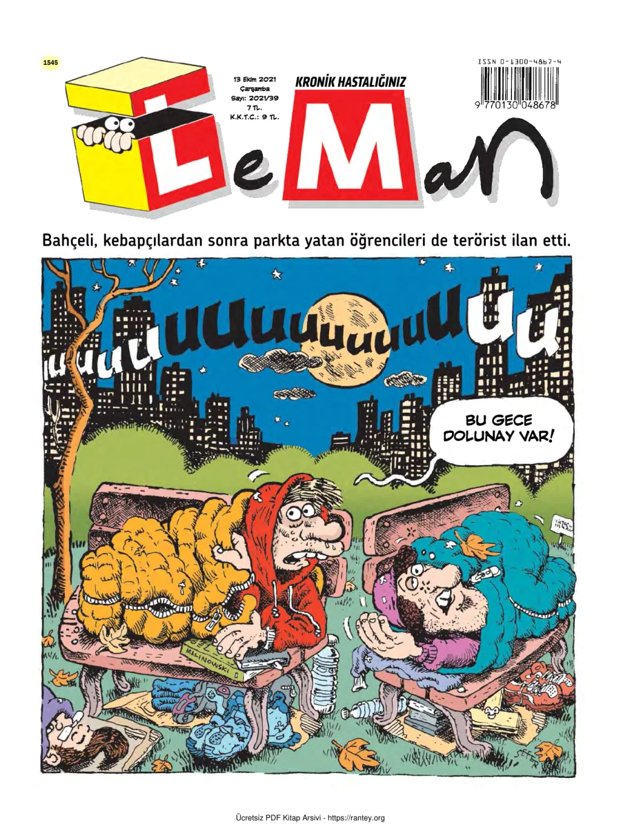 LeMan 2021 Sayı 1545 kapak görseli