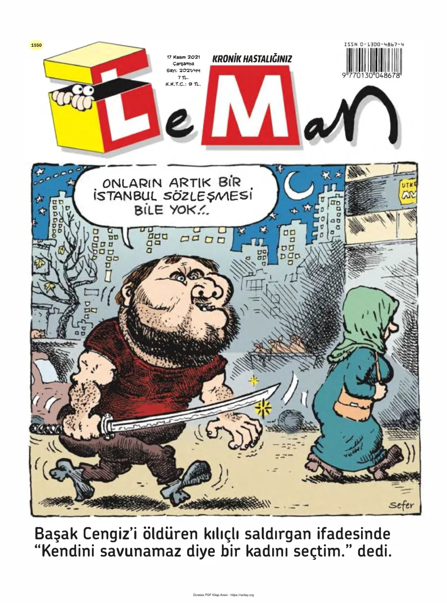 LeMan 2021 Sayı 1550 kapak görseli
