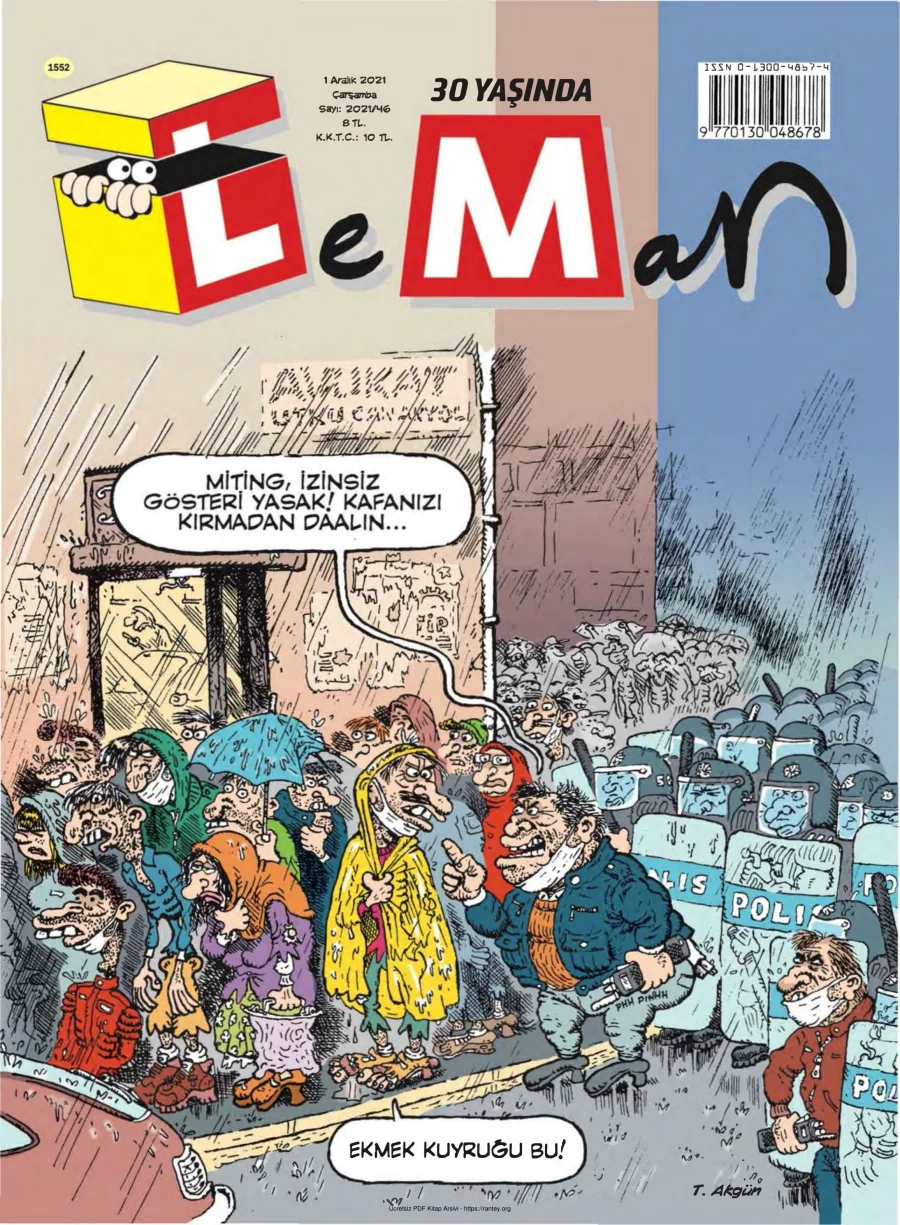 LeMan 2021 Sayı 1552 kapak görseli