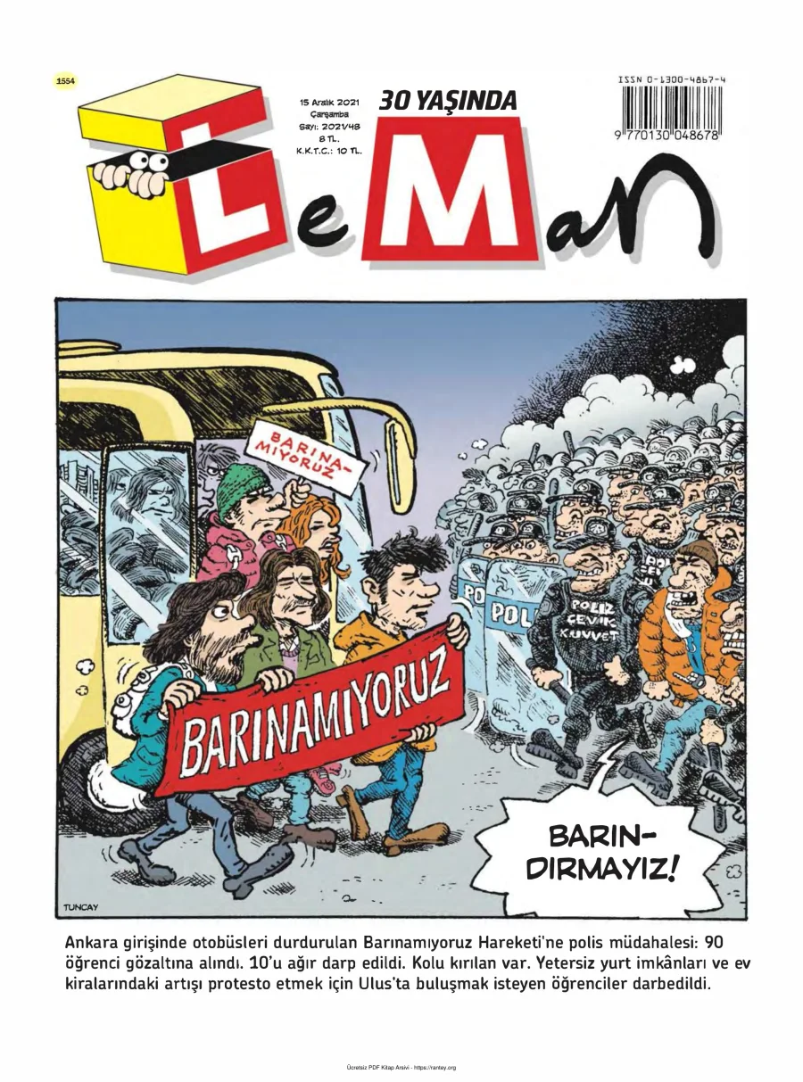 LeMan 2021 Sayı 1554 kapak görseli