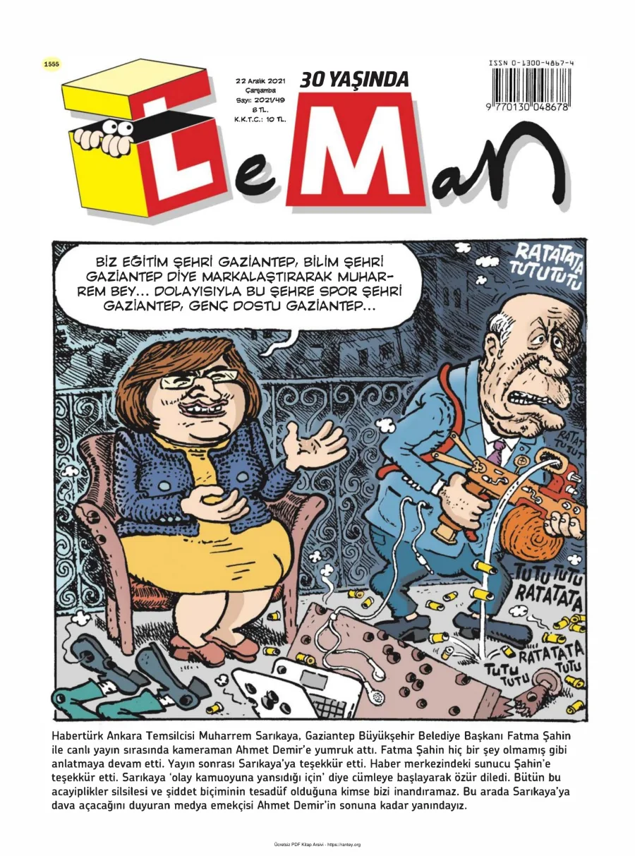 LeMan 2021 Sayı 1555 kapak görseli