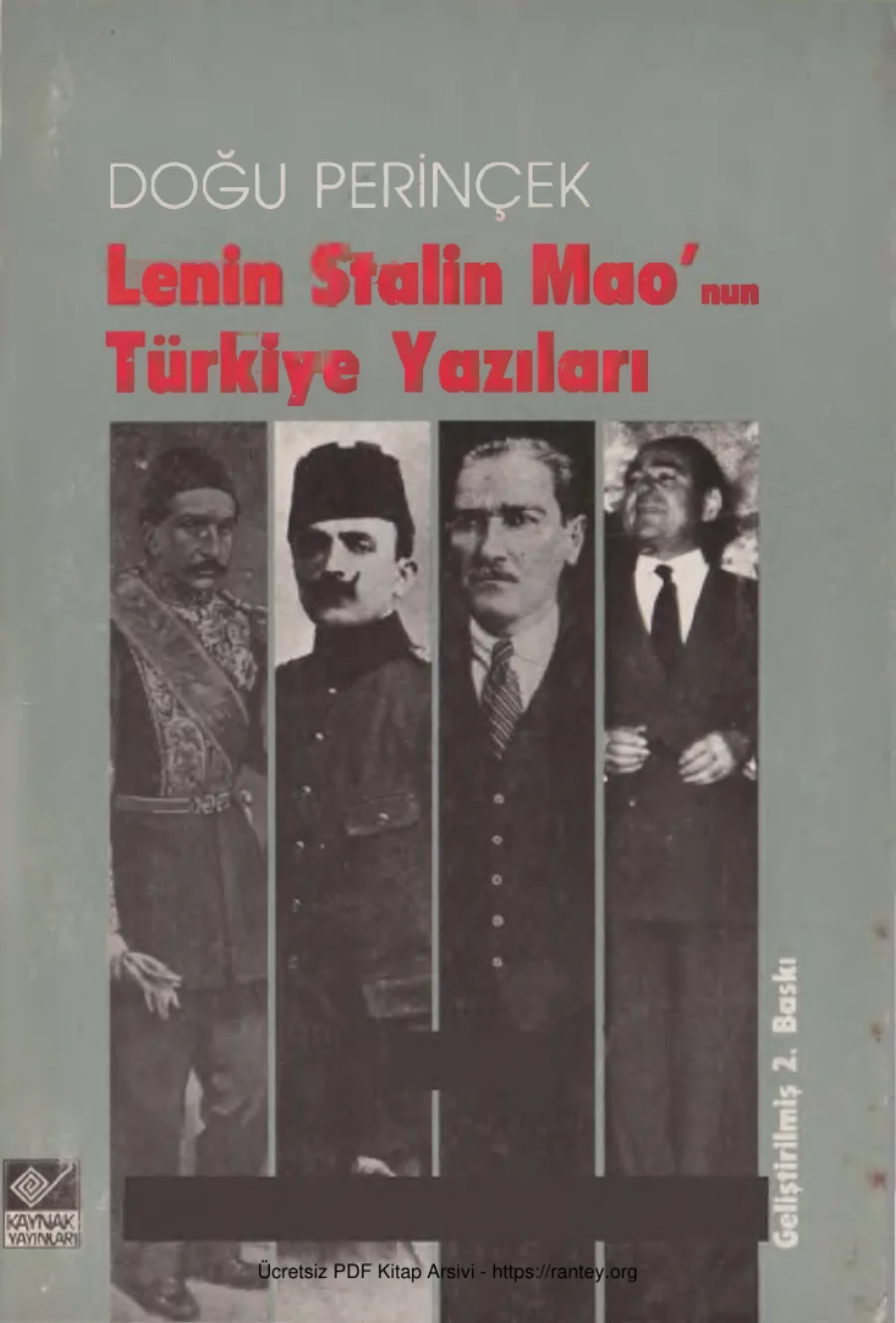 Lenin Stalin Maonun Türkiye Yazıları kapak görseli