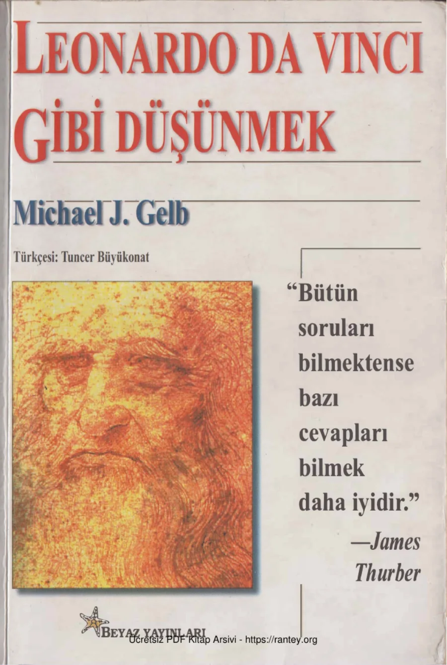 Leonardo da Vinci Gibi Düşünmek kapak görseli