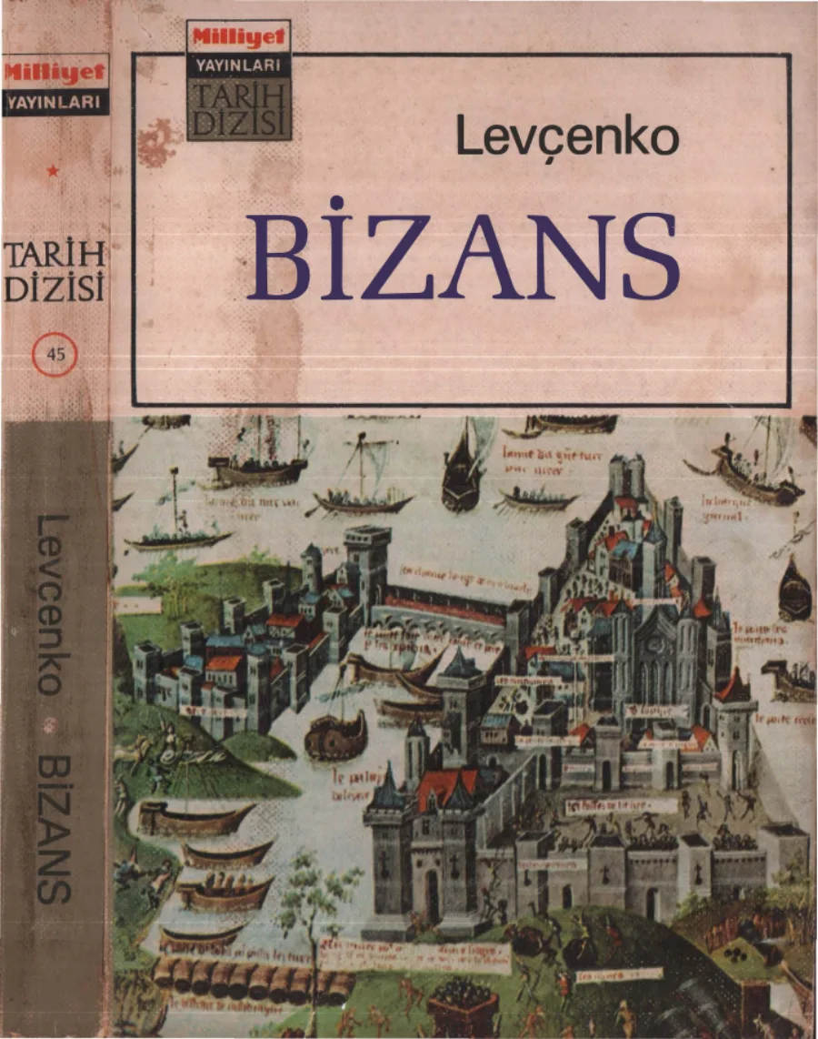 Levçenko Bizans Milliyet Yayınları kitap kapağı