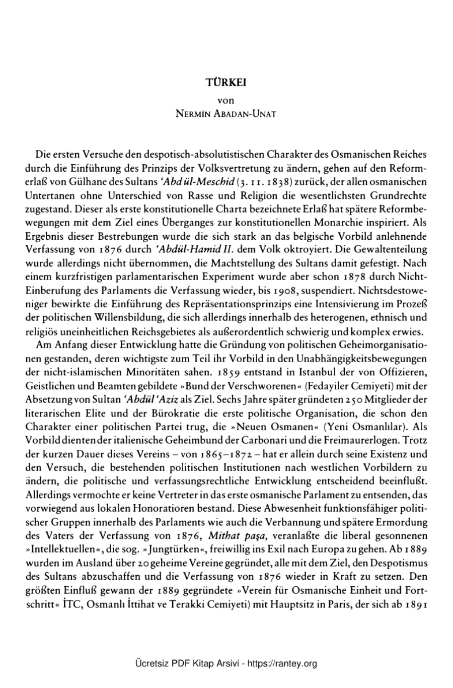 Lexikon zur Geschichte der Parteien in Europa Alfred Kroner Verlag Nermin Abadan Unat kapak görseli