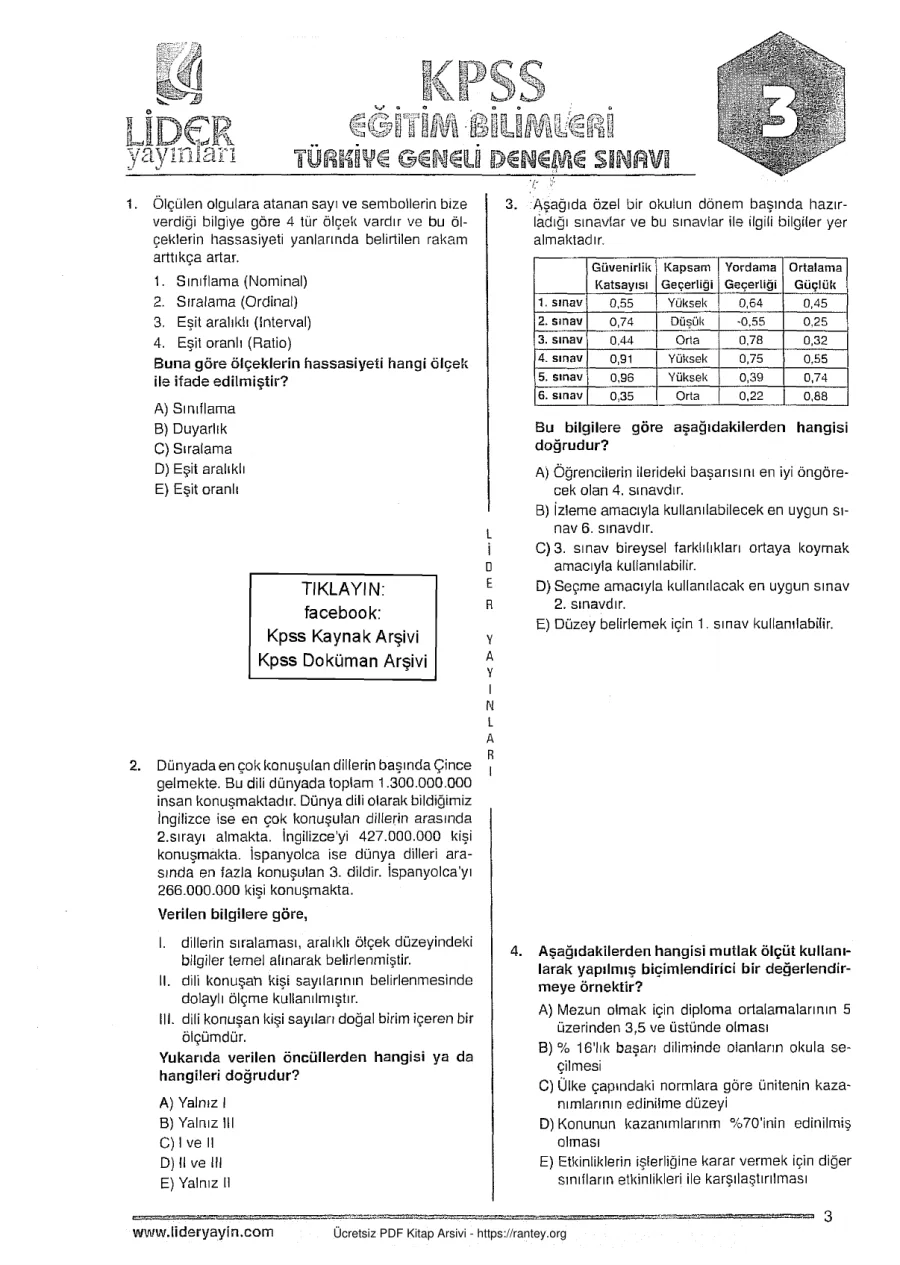 Lider 2016 Tg3 Egitim kapak görseli