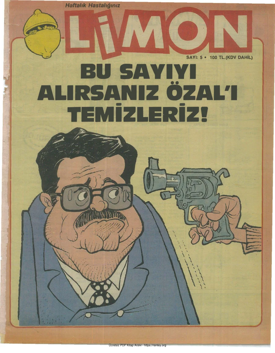 Limon 1986 Sayı 005 kapak görseli