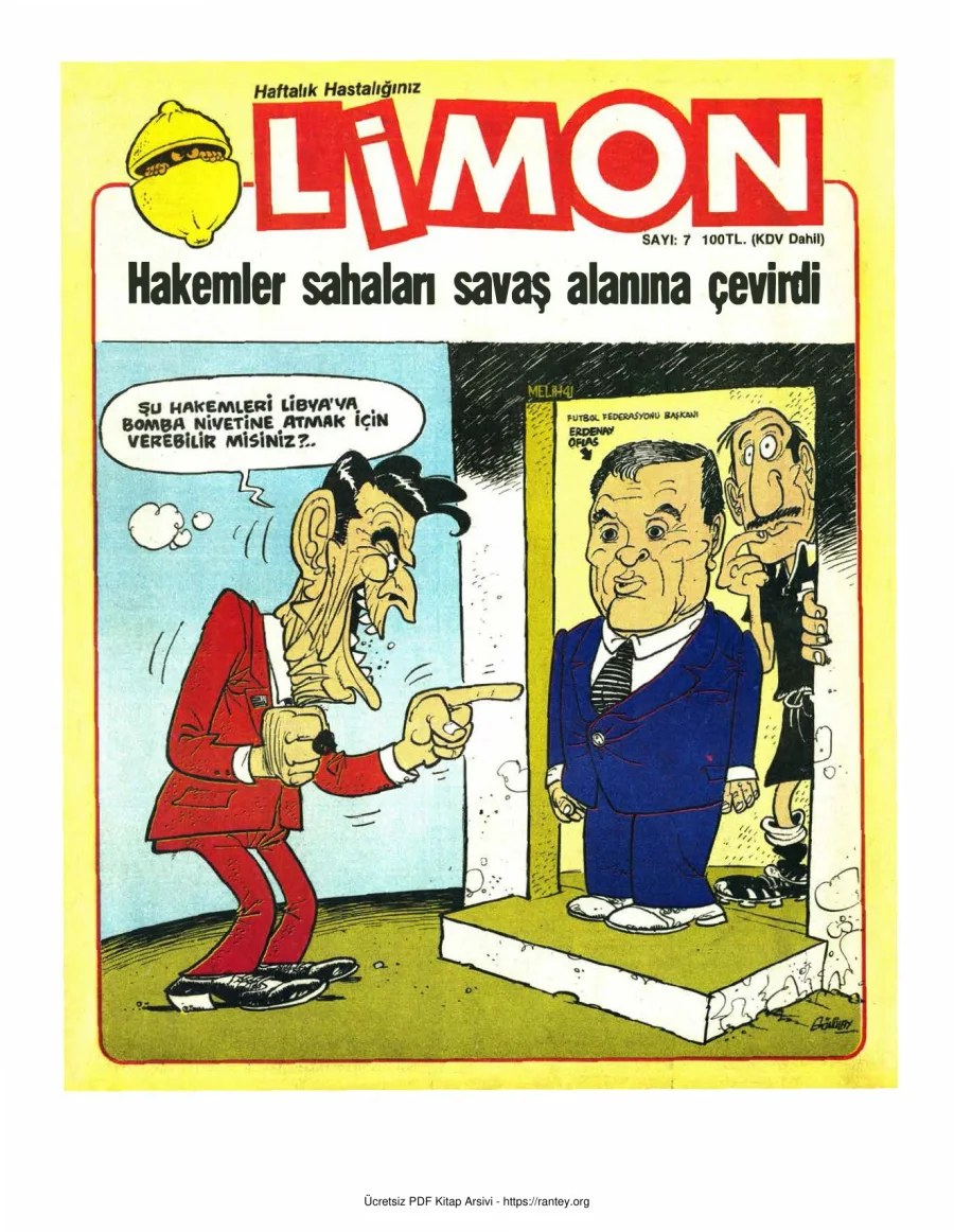 Limon 1986 Sayı 007 kapak görseli