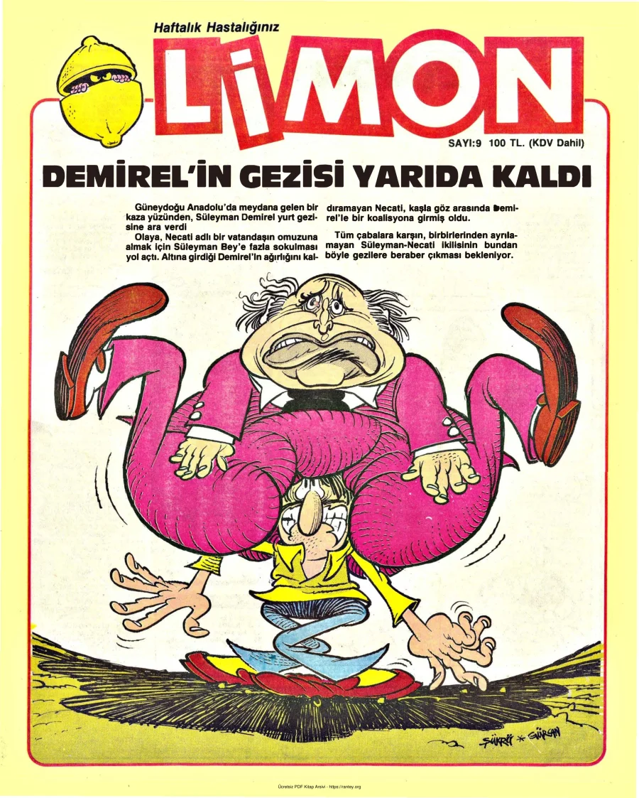Limon 1986 Sayı 009 kapak görseli