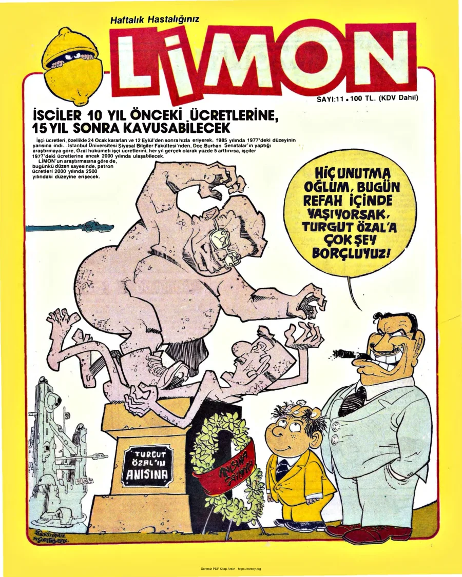 Limon 1986 Sayı 011 kapak görseli