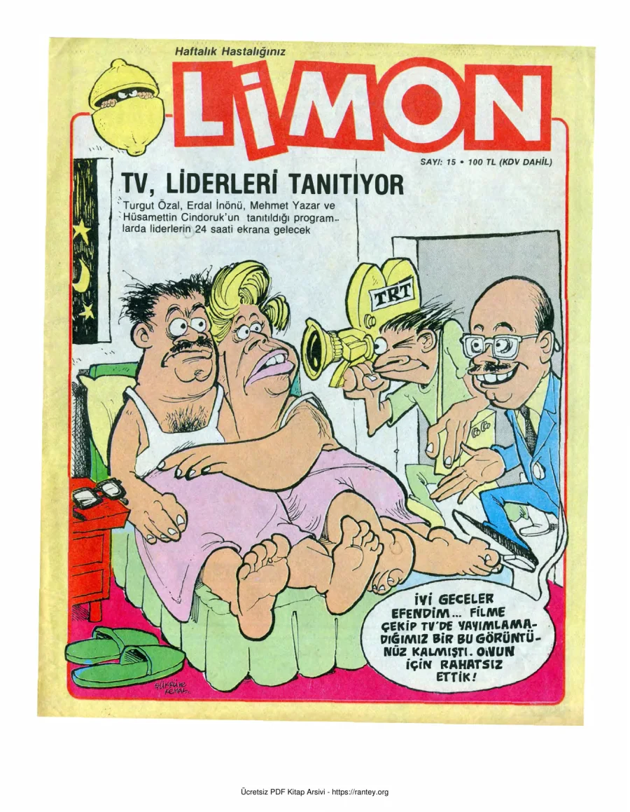 Limon 1986 Sayı 015 kapak görseli