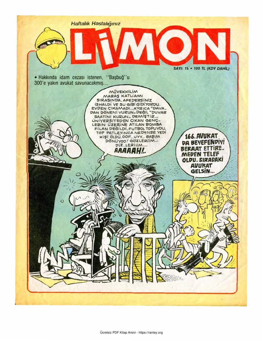 Limon 1986 Sayı 019 kapak görseli