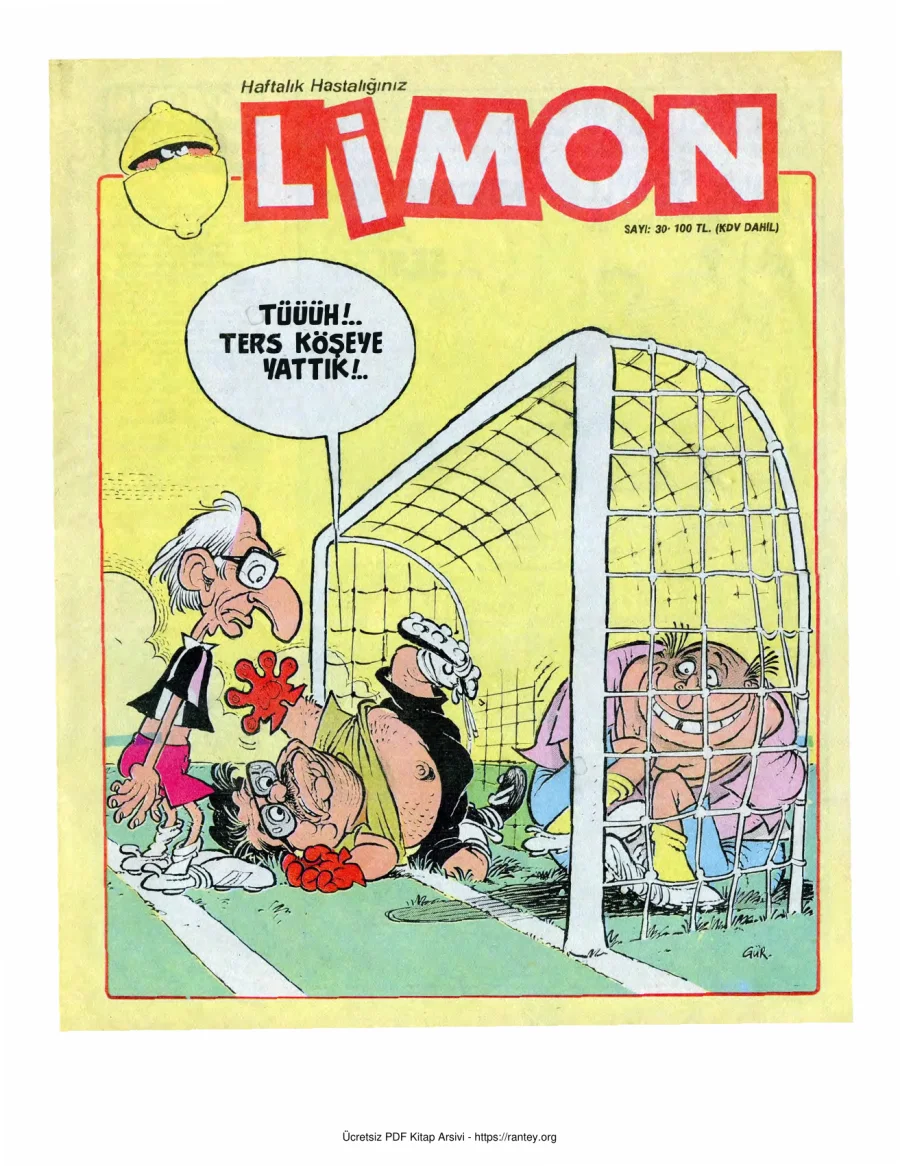 Limon 1986 Sayı 030 kapak görseli
