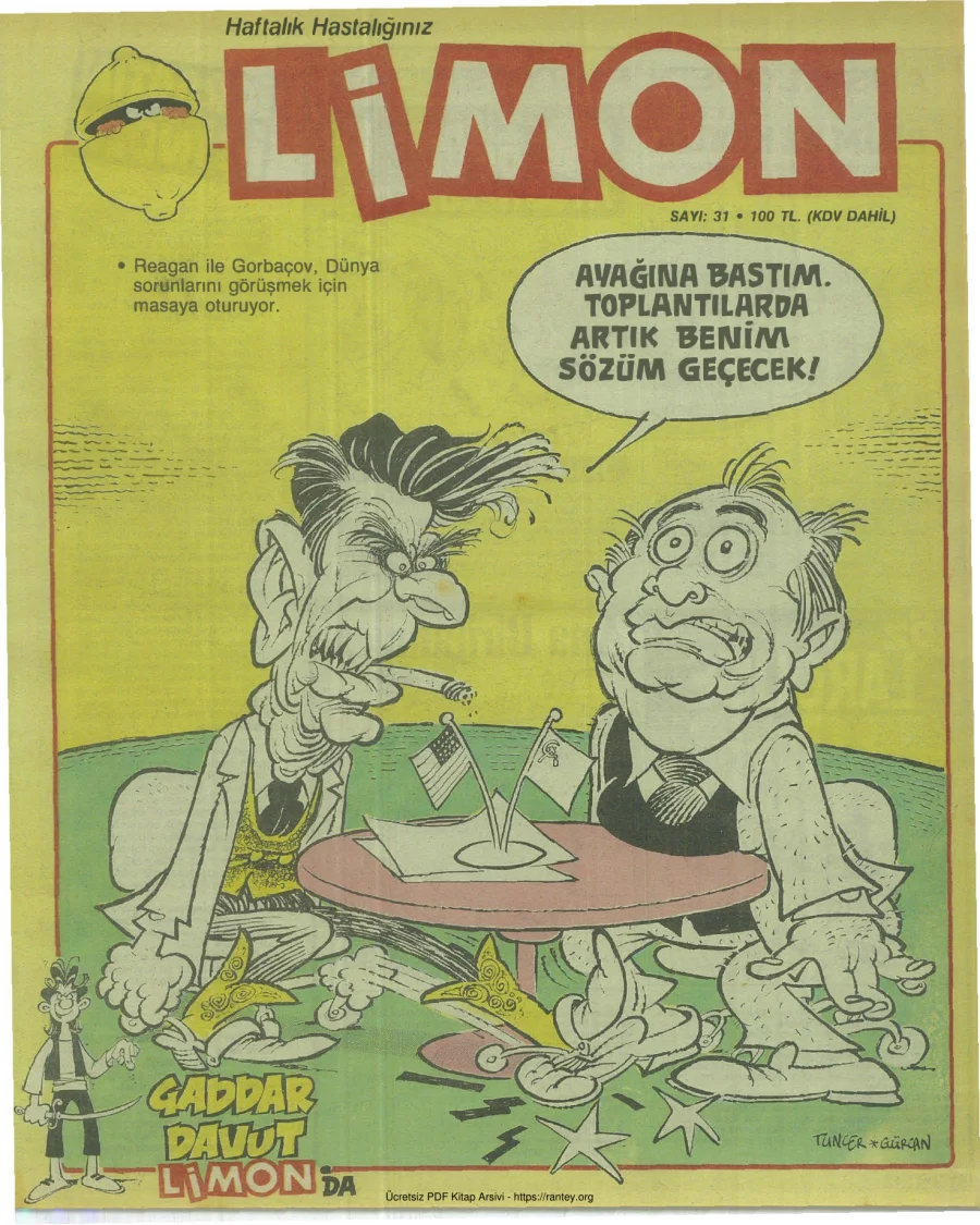 Limon 1986 Sayı 031 kapak görseli