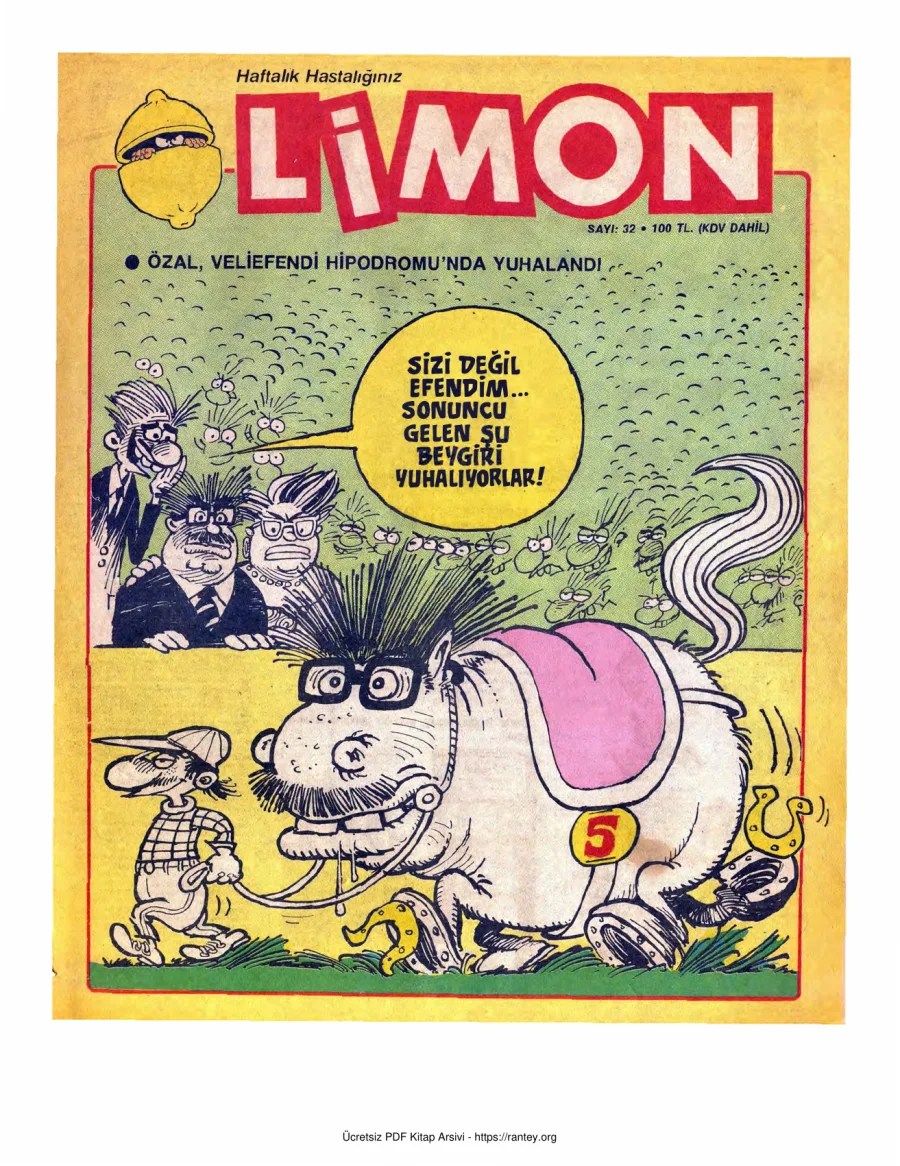 Limon 1986 Sayı 032 kapak görseli