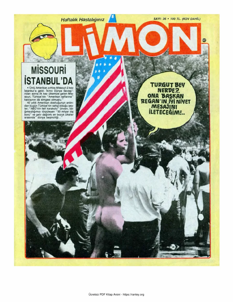 Limon 1986 Sayı 036 kapak görseli
