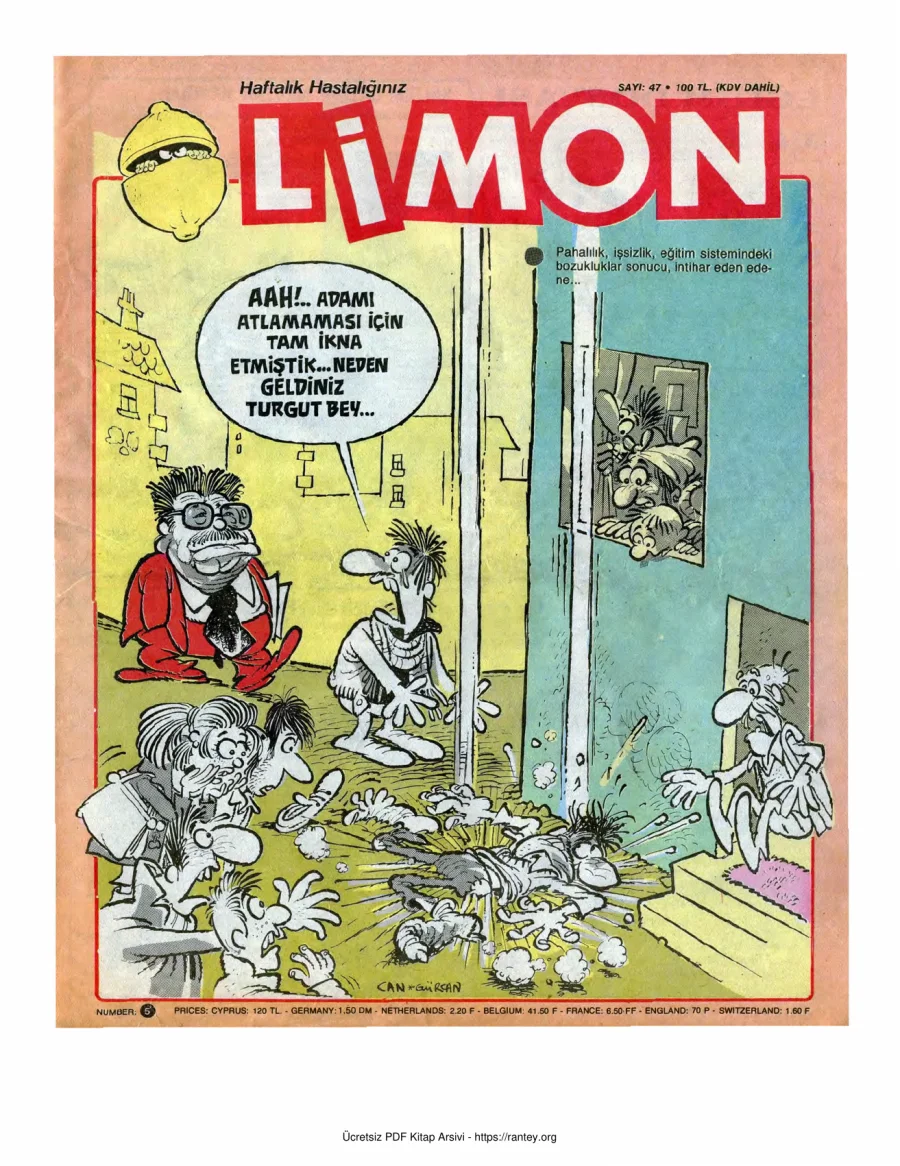 Limon 1987 Sayı 047 kapak görseli
