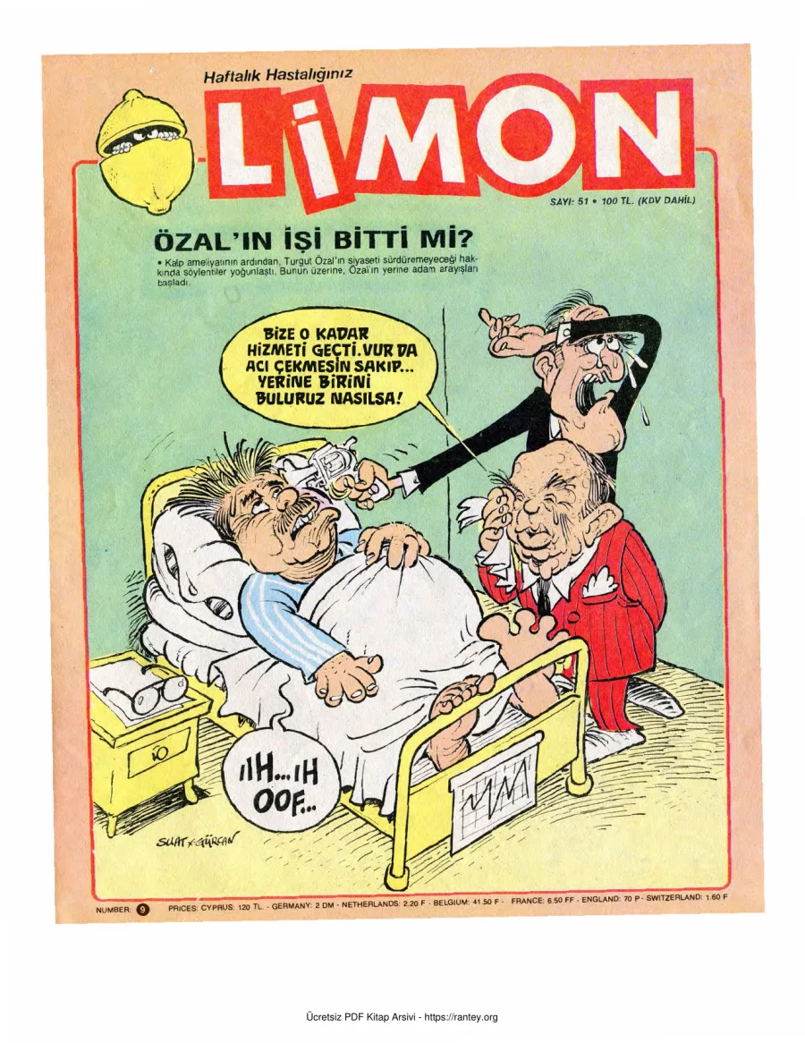 Limon 1987 Sayı 051 kapak görseli