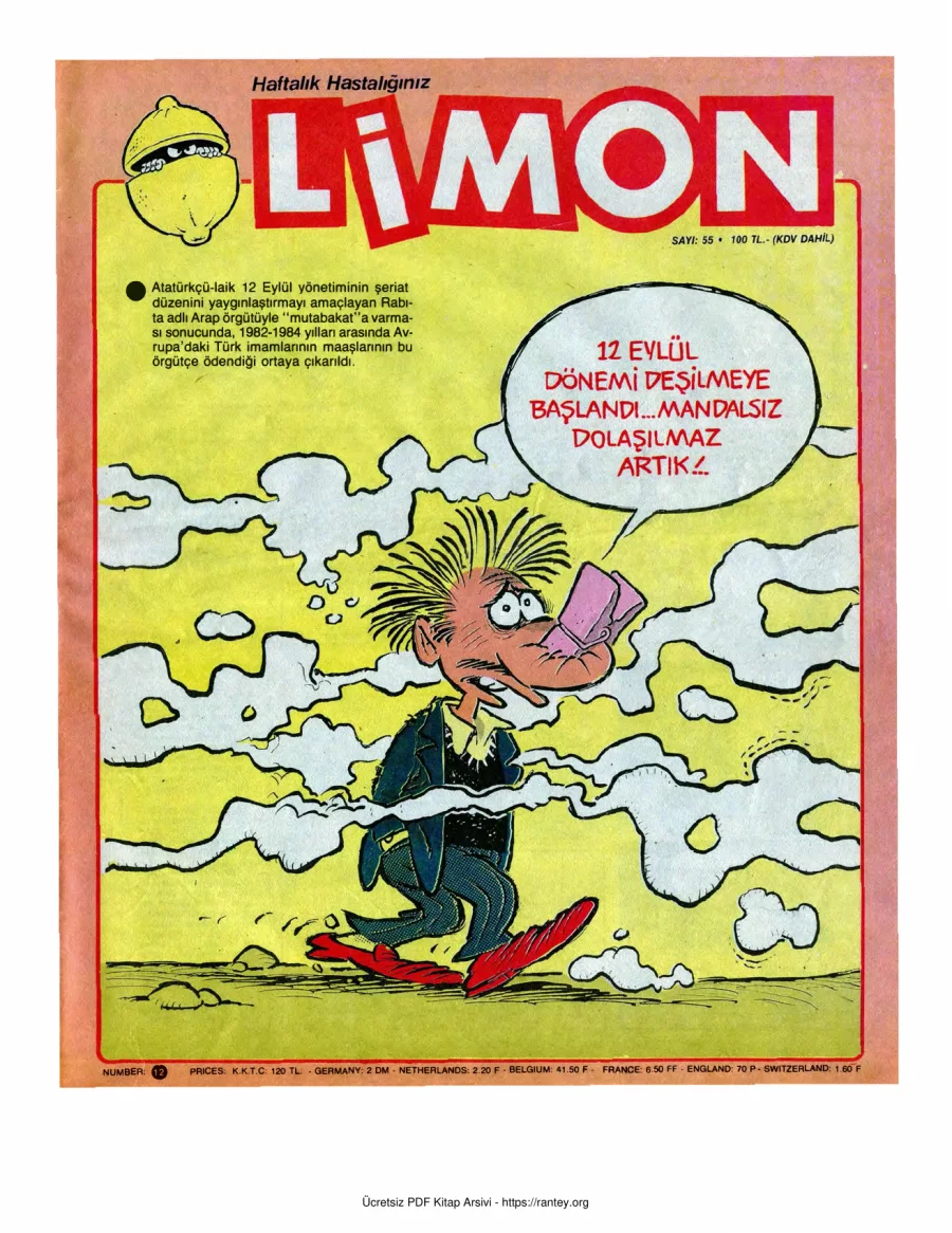 Limon 1987 Sayı 055 kapak görseli