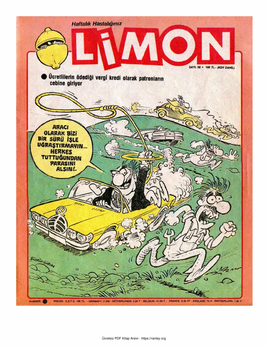 Limon 1987 Sayı 056 kapak görseli
