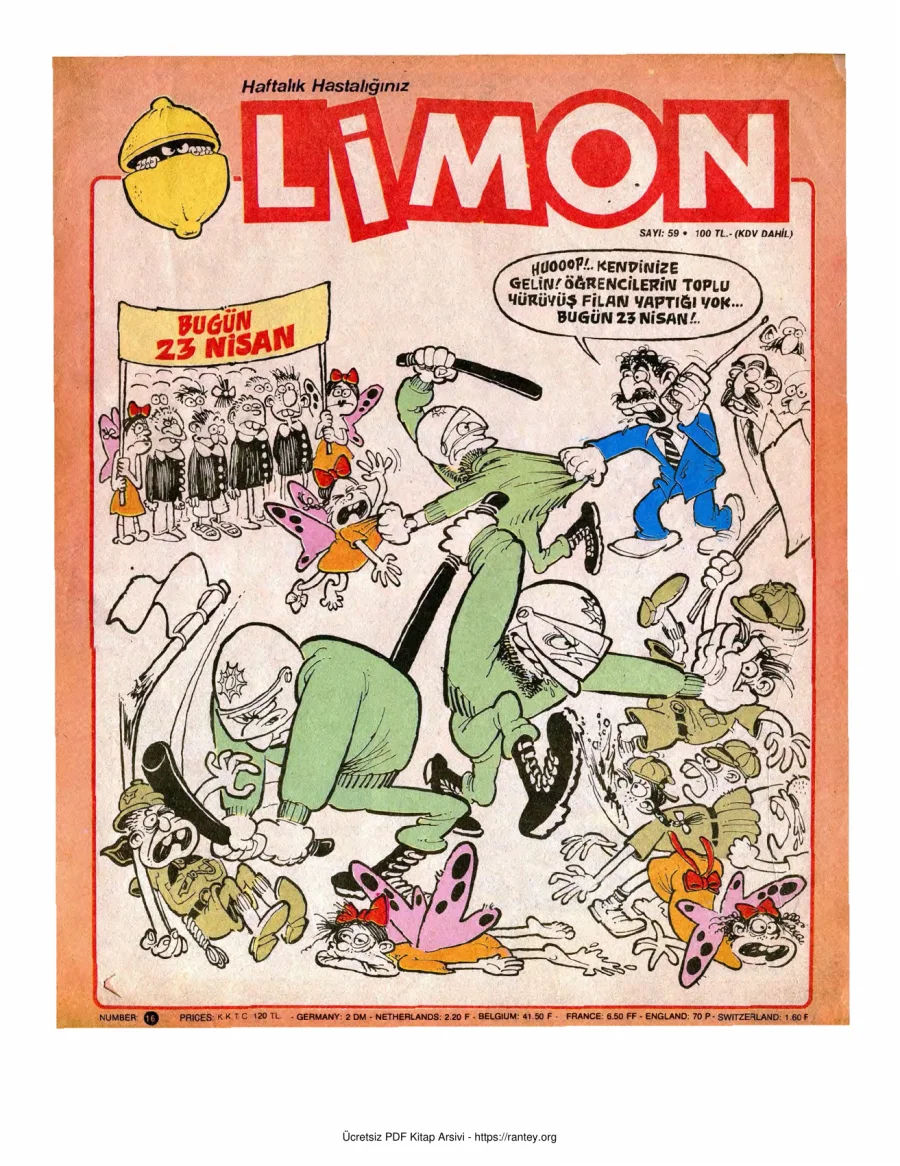 Limon 1987 Sayı 059 kapak görseli