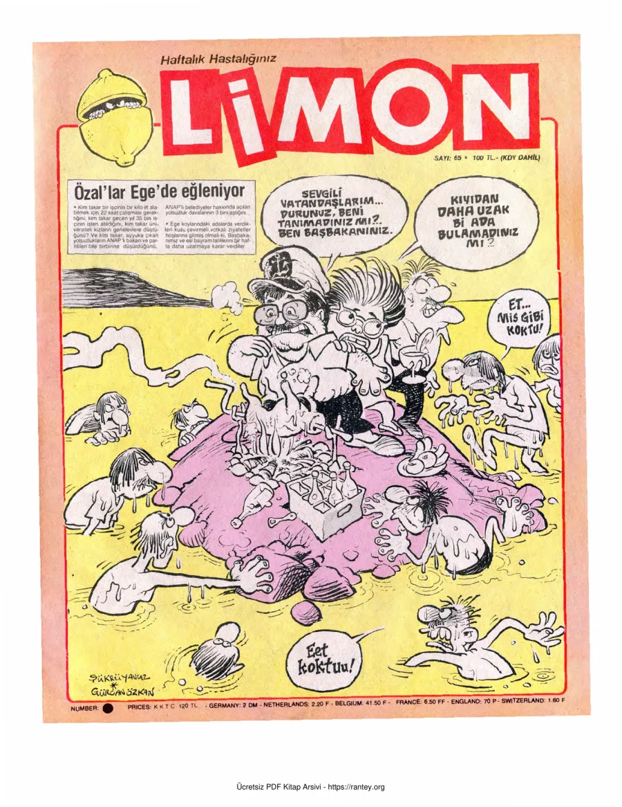 Limon 1987 Sayı 065 kapak görseli