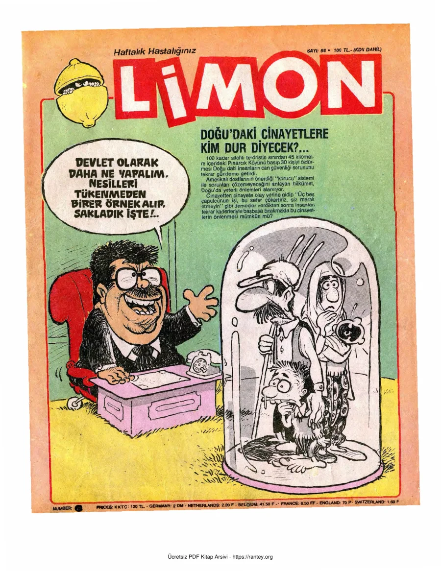 Limon 1987 Sayı 068 kapak görseli
