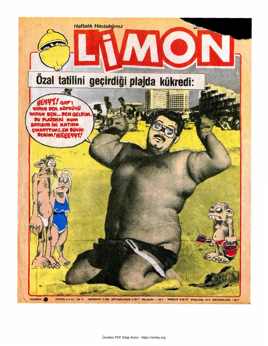 Limon 1987 Sayı 074 kapak görseli