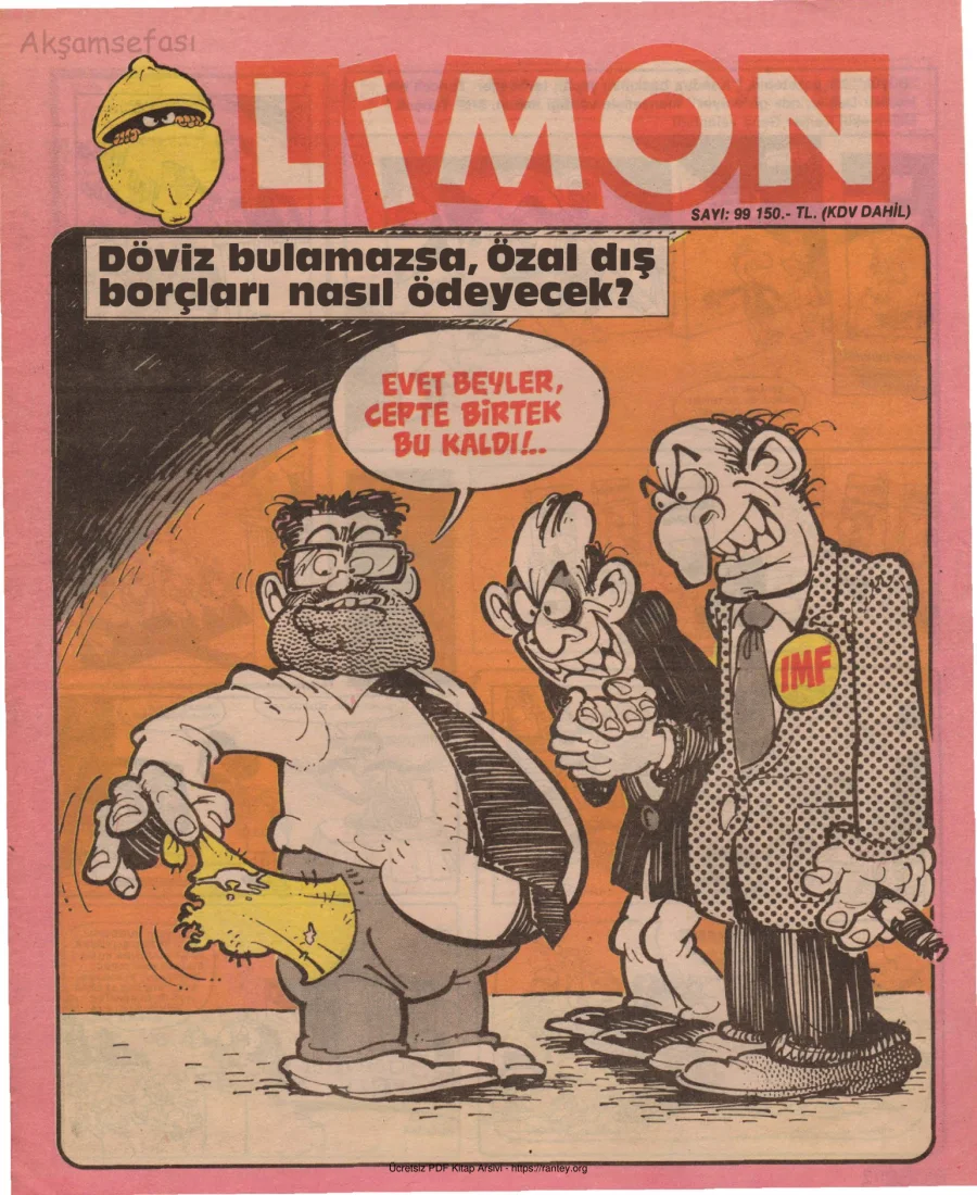 Limon 1988 Sayı 099 kapak görseli