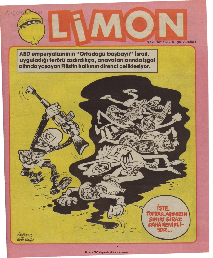 Limon 1988 Sayı 101 kapak görseli