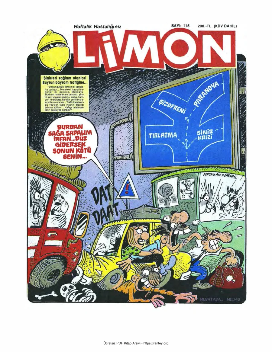 Limon 1988 Sayı 115 kapak görseli
