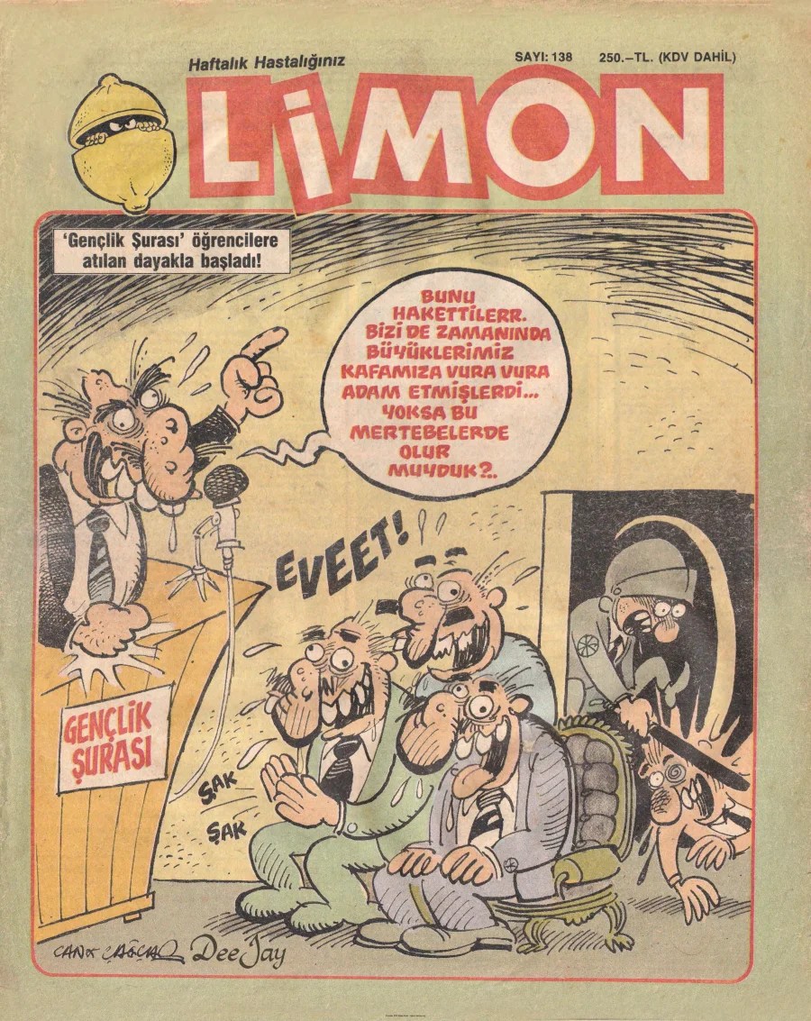 Limon 1988 Sayı 138 kapak görseli