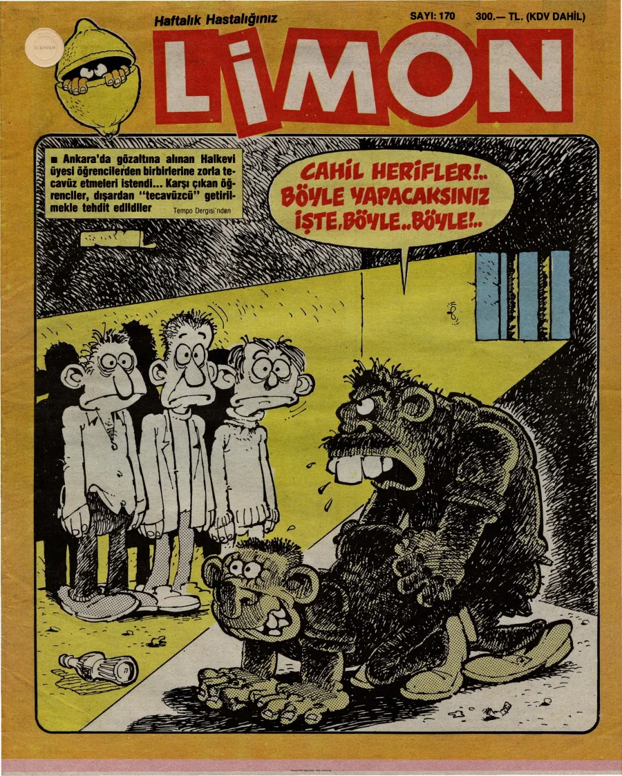 Limon 1989 Sayı 170 kapak görseli