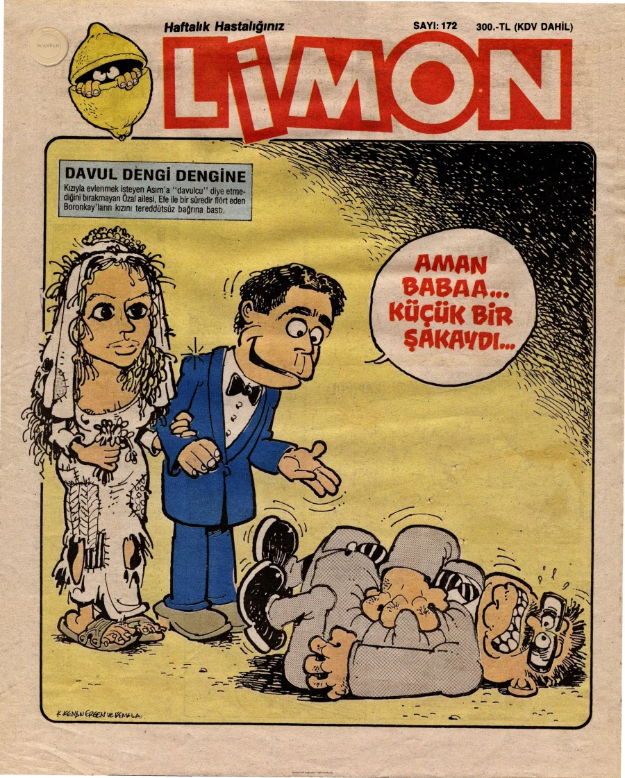 Limon 1989 Sayı 172 kapak görseli