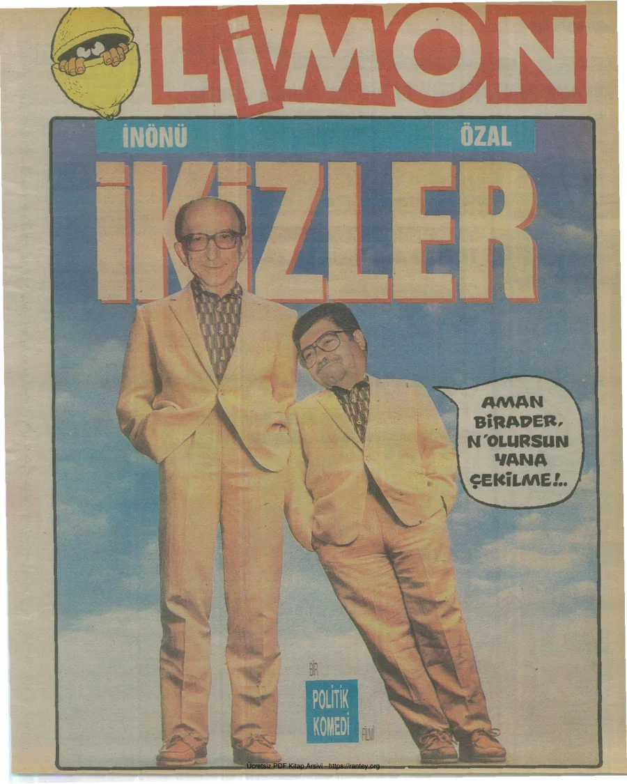 Limon 1989 Sayı 179 kapak görseli