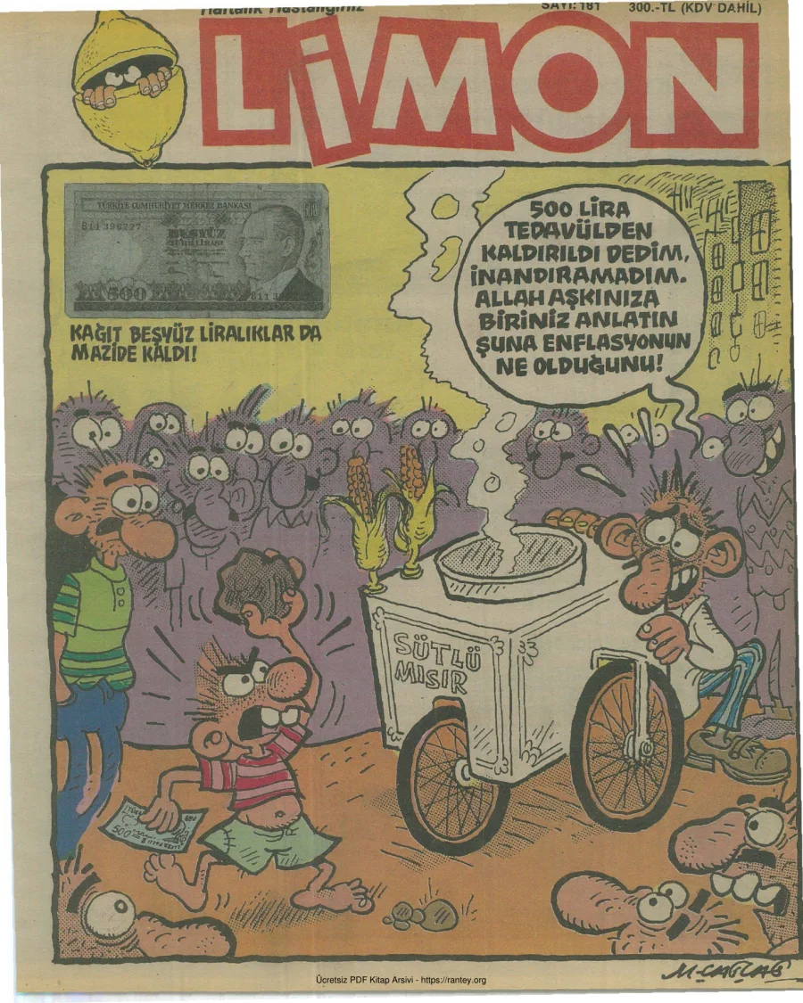 Limon 1989 Sayı 181 kapak görseli
