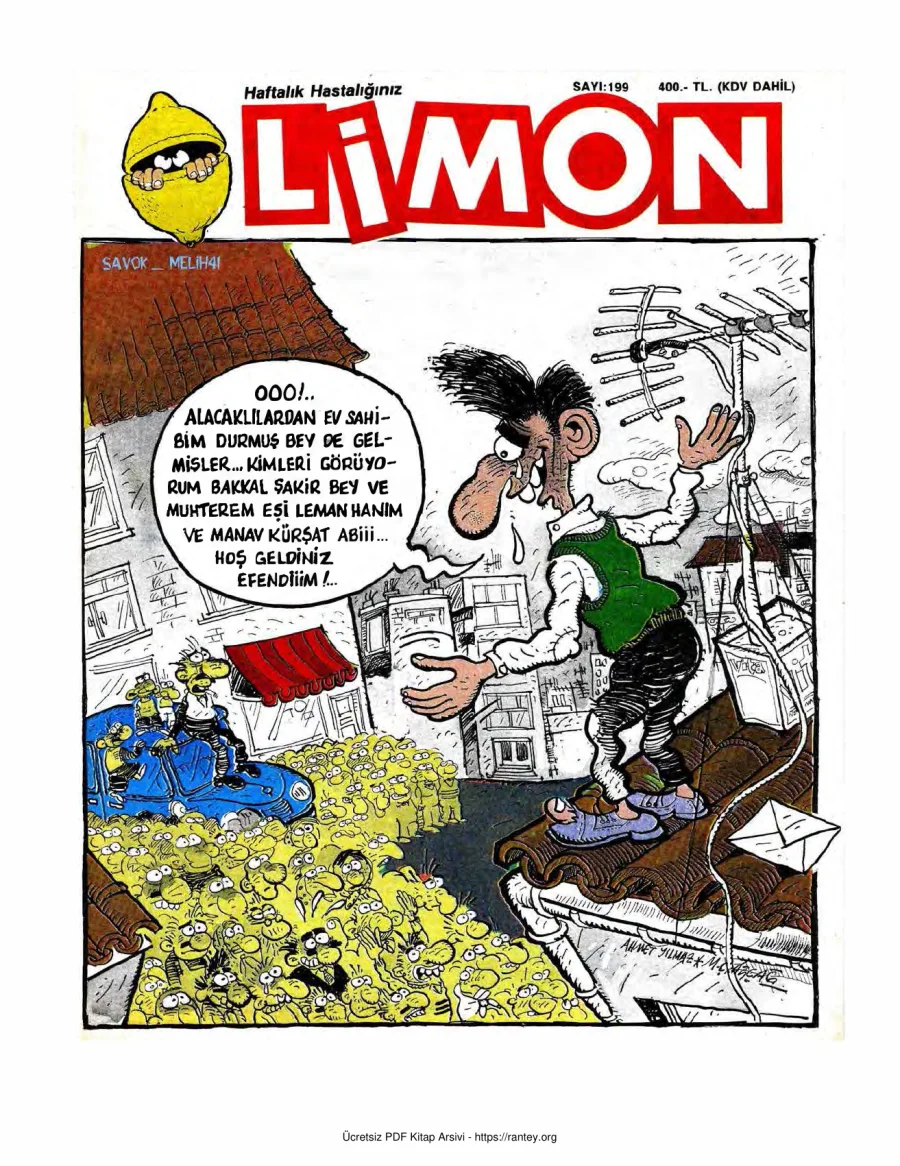 Limon 1989 Sayı 199 kapak görseli