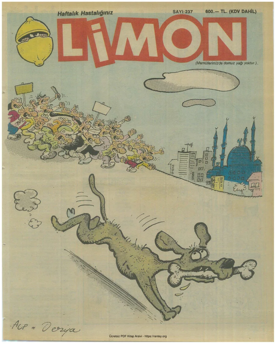 Limon 1990 Sayı 237 kapak görseli