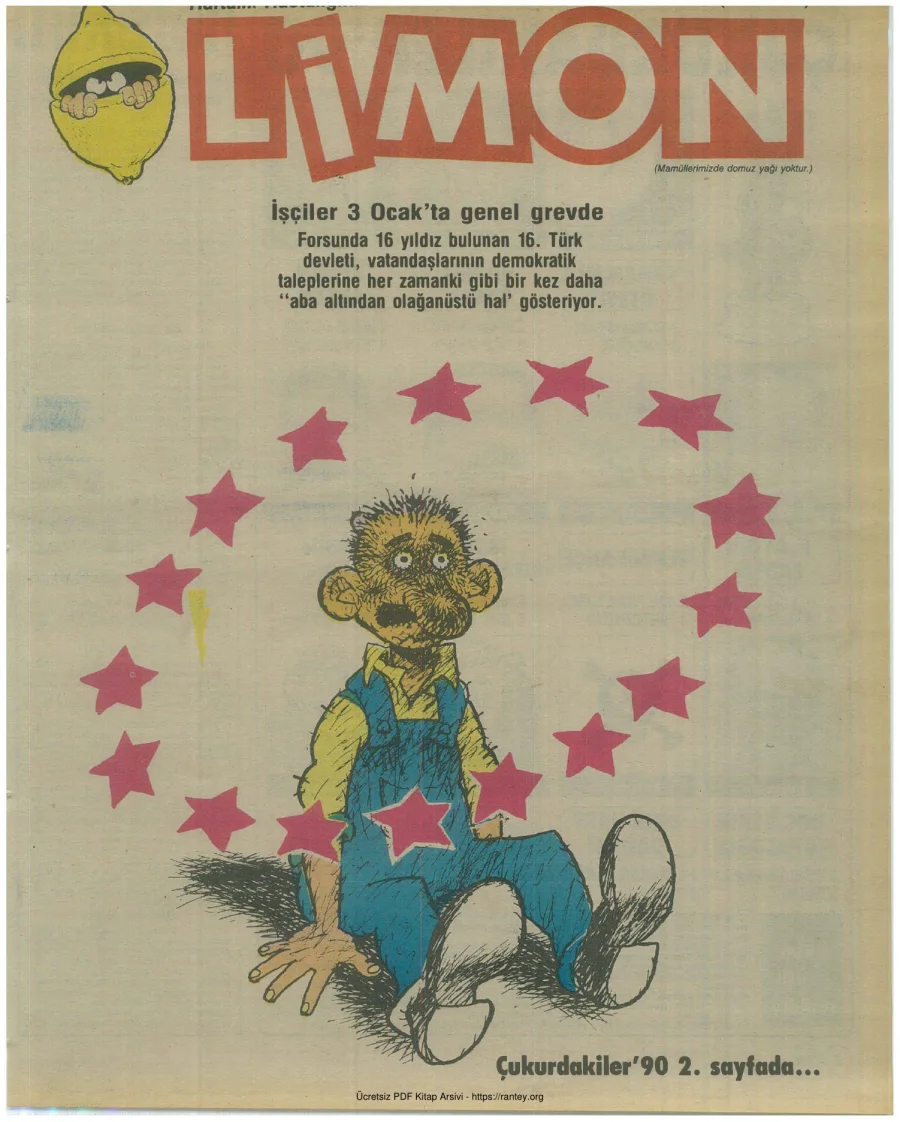 Limon 1991 Sayı 252 kapak görseli