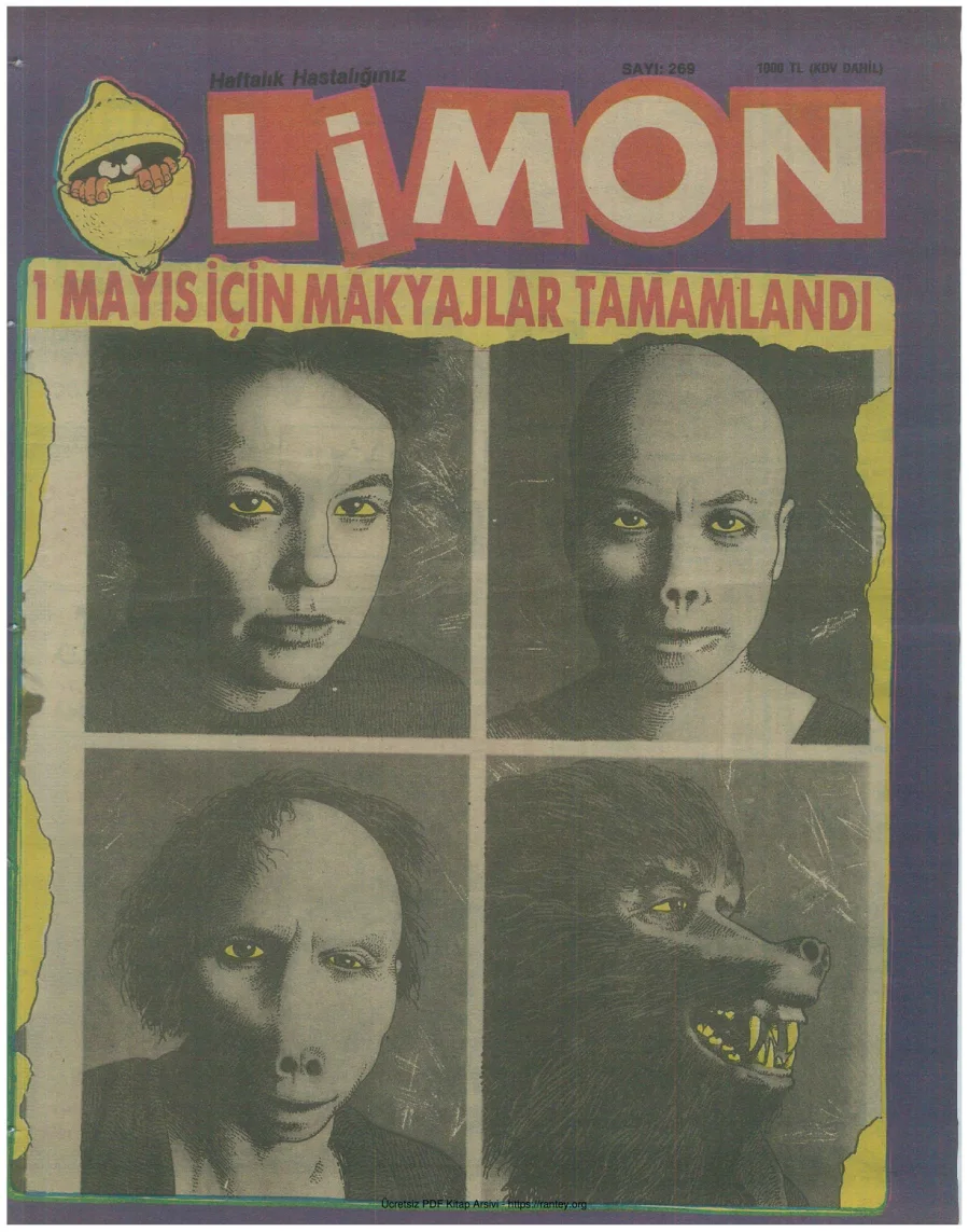 Limon 1991 Sayı 269 kapak görseli